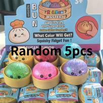 Naujas blizgantis koldūnas Squishy su dėžute Koldūnai Sensorinis garintuvas Minkštas tešlos rutuliukas Deimpresijai Fidget žaislas Streso mažinimo dovana