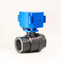 2 Way UPVC Drainage Valve DN25 5V 12V 24V 220V Micro Electric Ball Valve DC12V