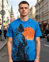 Unisex shirt Cotton Oversize Large Size JUNK FOOD HUMAN TREE #034;THE HANGOVER#034; ALAN MOVIE COSTUME T TEE SHIRT S3XL Unisex Shirt M blue