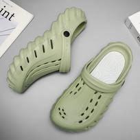 Vyriški sandalai Batai Paplūdimio batai Minkšti ir patogūs Dėvėjimui atsparūs Vidaus ir lauko vyriški šlepetės Storas padas Unisex 45 chaki žalia spalva