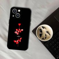 Grupė D-Depeche ModeS Juodas Minkštas Dangtelis Telefonui Dėl iPhone 17,16,15,14,13,12,11,Pro,XS,Max,XR,Plus,E,SE4,Mini iPhone12