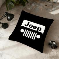 J-Jeep-ES Logotipas Šauni Automobilio Pagalvės Užvalkalas Namų Biuro Patogus Nordic Paprastumas Hit Su Užtrauktuku Pagalvės Užvalkalas 40cmx40cm