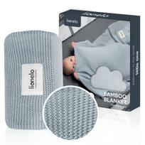 Vaikiškas bambukinis pledas, 100x75cm Lionelo Bamboo Blanket Grey
