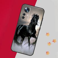 Beautiful Black Horse Case For Xiaomi 14T Pro 11T 12T 13T 13 14 15 Ultra Cover For POCO F7 F6 F5 X3 X5 X6 X7 Pro POCO F5 Pro black