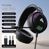 Acestek AH11 Aurora USB Gaming Headset with Mic - PUBG Sound Positioning for Desktop Esports.