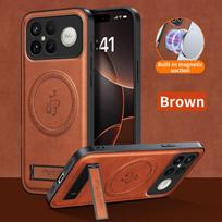 Leather Stand Case for POCO F8 Ultra F8 Pro Magnetic Holder Cover Mag-safe Charge Full Camera Protector Soft Shell Phone Fundas Poco F8 ultra ruda