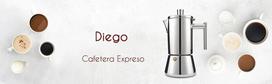 Easyworkz Diego 4 puodelių nerūdijančio plieno viryklinis espreso aparatas - Indukcinis Moka katilas - 300ml 1