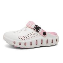 Madingi mediniai klumpės moterims ir vyrams, sandalai, laisvalaikio avalynė, unisex šlepetės, EVA lengvi sandalai vasarai, paplūdimio sandalai 36-37 rožinė