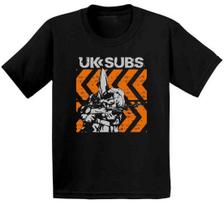 U.K Subs band Punk Rock Retro Black Cotton S-5XL T-shirt CL193 XXXL black