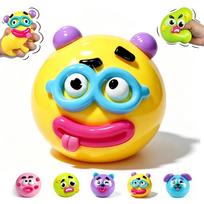 NAUJAS Smushers Squishy, Curiosities Šuns veido keitimo minkštas žaislas, Minkštas formuojamas mielas lėtai atsistatantis spaudymo žaislas, Streso mažinimo žaislas