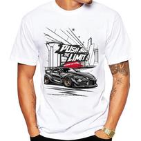 Sport Car Supr GR A90 Legend T-Shirt Summer Men Short Sleeve Vintage Hip Hop Boy Casual Tshirts XL black