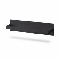 Shoe Rack, NoDrill Slipper Organizer, Entryway Hanging Shelf Black 46cm Black 25cm black