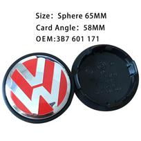 4pcs/set Car Styling Wheel Center Hub Caps Cover for VOLKSWAGEN GTI Jetta Tiguan Golf POLO Passat B5 B6 Badge Emblem OGUIYUK Accessories