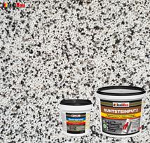 IsolBau Mozaikinio tinko rinkinys Mosaikputz BP10 10kg + Kvarcinis gruntas Quarzgrund 1.5kg
