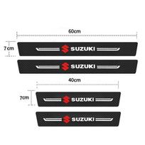 Automobilio durų slenksčio apsauginės lipdukų juostelės Suzuki Samurai Grand Vitara Jimny SX4 S Cross Alto Swift Sport Ignis