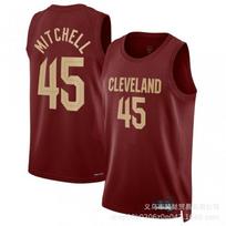 Cleveland Cavaliers Krepšinio Marškinėliai Vyrams Moterims Individualūs Siuvinėti NBA Gerbėjų Drabužiai Trumpomis Rankovėmis Medvilniniai V Kaklo Sportiniai Drabužiai XXL