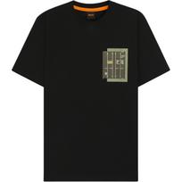 HUGO BOSS T-Shirts Men's Black Crew Neck Moderate Straight Fit 50546920-001 XXXL