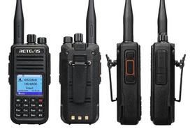 Retevis Walkie Talkie – 5W UHF/VHF skaitmeninis DMR radijas su GPS, ilgo nuotolio ham radijas - GPS su 5 priedais