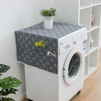 Juodo marmuro rašto šaldytuvo ir skalbimo mašinos apsauga nuo dulkių - Vienvėriams ir dvivėriams Microwave 30*90 cm gray