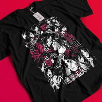 Attack On Titan Shirt Eren Mikasa Tshirt Levi T-Shirt AOT Erwin Hange Armin Tee BB678 3XL gray