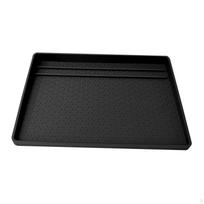 Coffee Machine Mat Silicone Maker Pad Heat Resistant Bar Reusable Table Soft Non Slip black