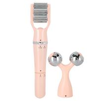 Face Massage Roller V Face Lifting Tightening Face Slimming Shaping Massager Pink beige