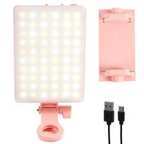 Mini Fill Light LED Selfie Phone Light Video Photography Lighting Live Vlog Clip for Phone iPhone iPad Laptop Camera Fill Light