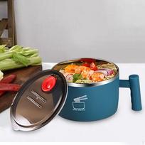 35oz Ramen Bowl for Office Use with Phone Stand And Lunch Container gray