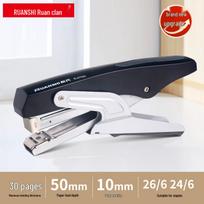 Ruan Shi R-ST525 Handheld Stapler, Standard No. 12 Staples, 30-Page Capacity Pliers Stapler gray