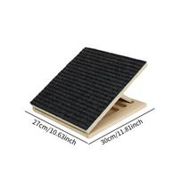 Adjustable Wooden Pet Stairs Ramp for Small Dogs Cats Non-Slip Portable Climbing Ladder Bed Sofa Assistance Step Pet Supplies tamsiai ruda spalva