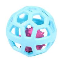 Dog Toys for Interactive Training Durable Chew Toys with Sound Hollow Design Cleans Tartar and Stimulates Play for Medium Large Dogs Pet D blue