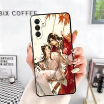 Heaven Official's Blessing Anime Soft Phone Case for Samsung A17 A37 A57 A16 A26 A36 A56 A15 A25 A35 A55 A14 A24 A34 A54 A13 A23 Samsung A52 beige