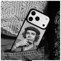 Che Guevara Smoking Cigar print Phone Case Cover for IPhone 11 12 13 14 15 16e 17 Pro Max Coque for IPhone 17 Air iPhone 15 white