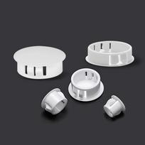 Juodi/Balti Plastikiniai Kamštukai Spaudžiami Kamšteliai Angai 5-100mm Užpildymo Galiniai Dangteliai Varžtų Dangteliai Kabelio Angos Apsauga Spintelėms Baldams 70mm-2PCS