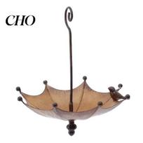 Unique Bird Feeder Design Umbrella Decorative Tray Bath with Hook Outdoor Wild for Hanging Outdoors Garden Backyard Hummingbirds Durable 1pc gray