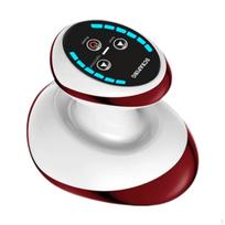 Electric Cupping Massager with Heat Deep Massage for Belly Travel Use Back raudona