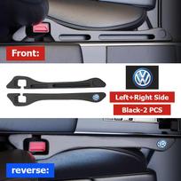 1 Set Universal Car Seat Gap Plug Strip Side Seam Gap Filler For Volkswagen VW Golf 4 5 6 7 Polo Jetta Sagitar Magotan Passat B5 ZF5 black