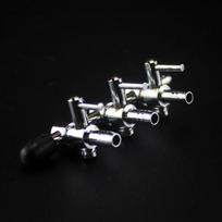 1 2 3 4 5 Way Air Valve Stainless Steel Air Pump Flow Splitter Distributor Aquarium Air Splitter 3 way