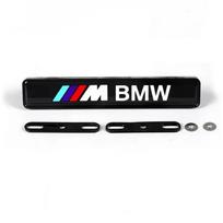 Automotive front grille mesh badge is suitable for BMW M logo 1 2 3 5 7 series LED refitting X1 X3 X5 front grille badge. black