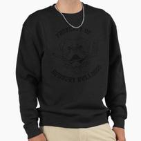 Unisex Cotton Sweater Pullover Hoodie Printed Sweater Sudbury Bulldogs - Property Of Sudbury Bulldogs - Hockey, Dog, Sport, Fan Pullover Sweatshirt Ca 5XL (100-110kg) black