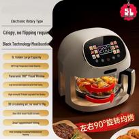 Multi-functional Smart Visual Air Fryer and Electric Oven Combo gray