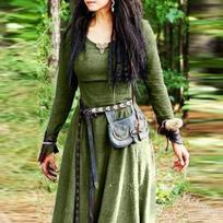 Retro Vintažinė Viduramžių Renesanso Suknelė Cosplay Kostiumas Tunika Vikingų Rangeris Elfas Moteriška Keltų Vikingų Helovinas S black