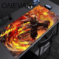 Demon Slayers Deskmat Mouse Pad Gaming Laptops Keyboard Mat Xxl Pc Desk Protector Gamer Mats Anime Girl Nezuko Kawaii Mousepad 30cmx60cm