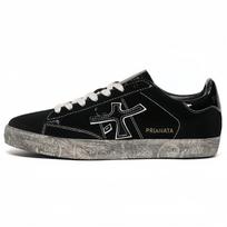 Retro kryžiaus rašto kasdieniai smėlio spalvos guminio paduko sportbačiai Size 43 black