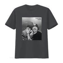 John Summit Dom Dolla Everything Always Vintage Graphic Tee Unisex Casual Everyday Streetwear Tops M gray