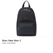 Jordan Sintetinės odos kuprinė Įprasta vyriška Pilka Juoda II6436-045 One Size 1 juoda