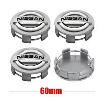 4 VNT. 54 MM/60 MM Nissan Originalioms Ratlankių Gaubtuvėms Automobilio Ratų Centrinėms Gaubtuvėms Ženklelis Padangai Nismo Qashqai Tiida Note X-trail Juke Priedai