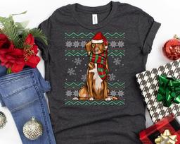 Nova Scotia Duck Tolling Retrievers Ugly Christmas Shirt, Family Pajamas, Xmas Gift For Dog Lover, Winter Season Gildan Softstyle Unisex Tee L