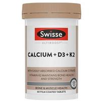 Swiss Ultiboost Calcium + D3 + K2 Film-Coated Tablets 1 pcs 60 Tablets
