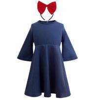 Kids Halloween Costume Dress Set Witch Kikis Delivery Service Cosplay Outfit Girls Ages 3-14 XXL blue